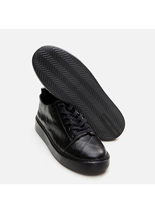 Hotiç Siyah Erkek Deri Günlük Ayakkabı 02AYH293270A100 - Görsel 6