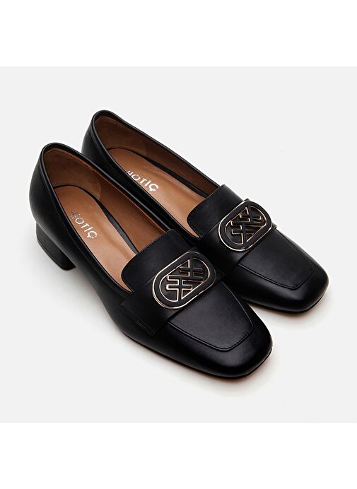 Hotiç Siyah Kadın Deri Loafer 01AYH293440A100 - Görsel 3