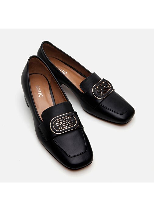 Hotiç Siyah Kadın Deri Loafer 01AYH293440A100 - Görsel 4