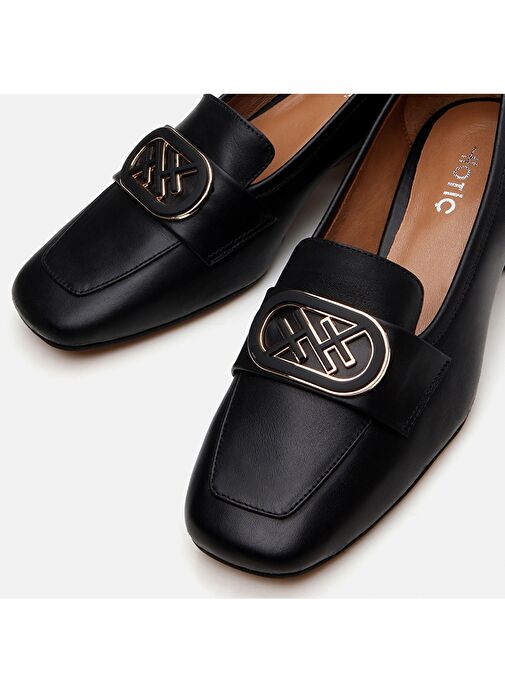 Hotiç Siyah Kadın Deri Loafer 01AYH293440A100 - Görsel 5