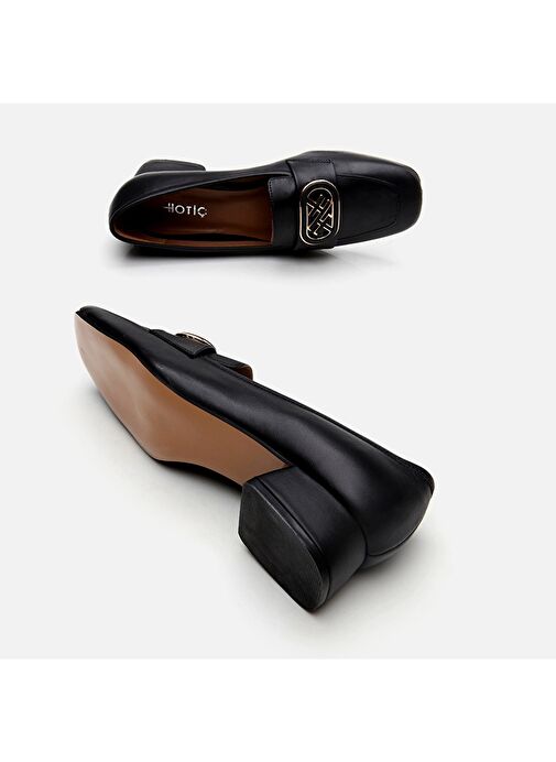 Hotiç Siyah Kadın Deri Loafer 01AYH293440A100 - Görsel 7