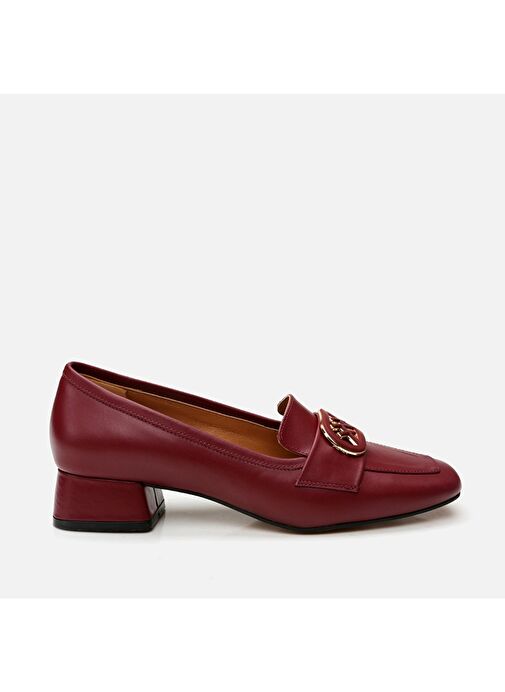 Hotiç Bordo Kadın Deri Loafer 01AYH293440A780 - Görsel 2