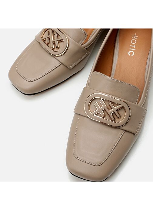 Hotiç Vizon Kadın Deri Loafer 01AYH293440A450 - Görsel 4