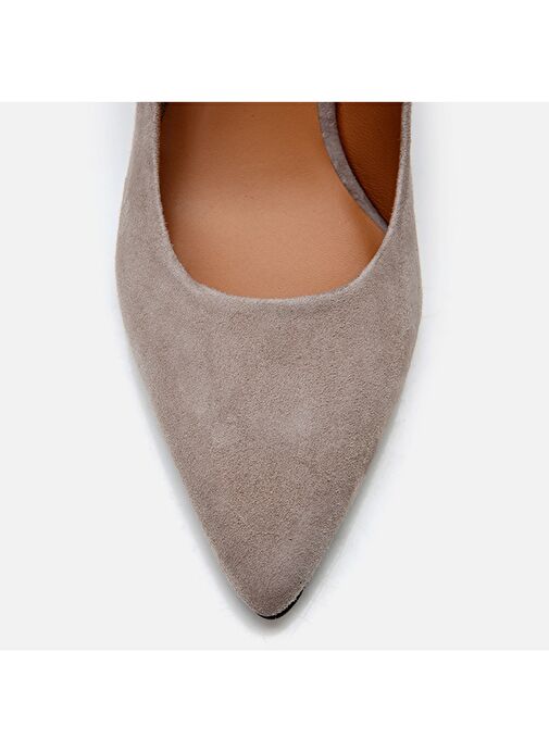 Hotiç Vizon Kadın Süet Topuklu Ayakkabı 01AYH293450A450 - Görsel 7