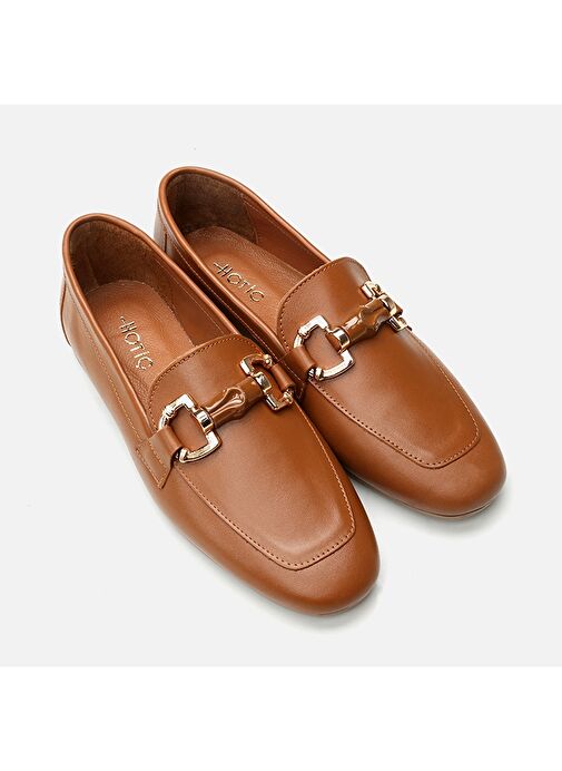 Hotiç Taba Kadın Deri Loafer 01AYH293550A370 - Görsel 3