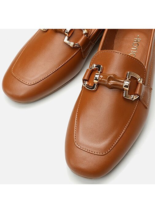 Hotiç Taba Kadın Deri Loafer 01AYH293550A370 - Görsel 4