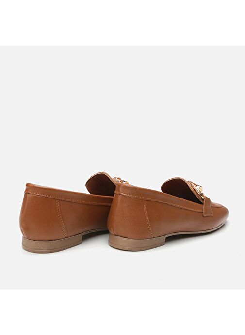 Hotiç Taba Kadın Deri Loafer 01AYH293550A370 - Görsel 5