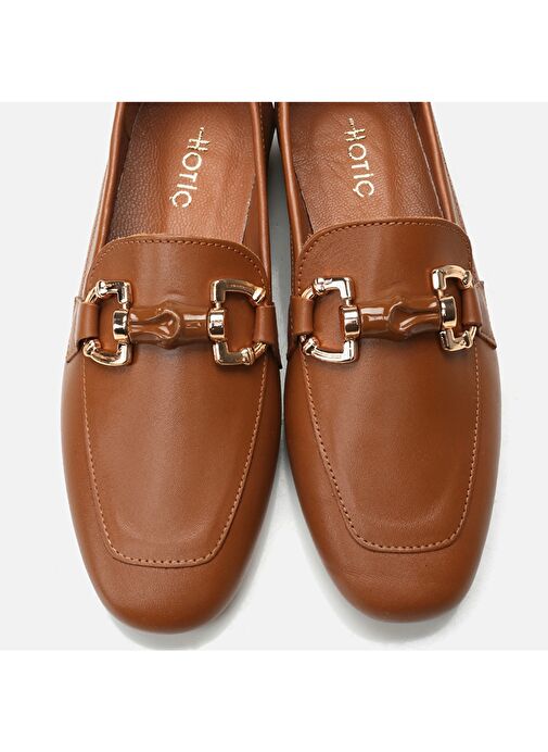 Hotiç Taba Kadın Deri Loafer 01AYH293550A370 - Görsel 6