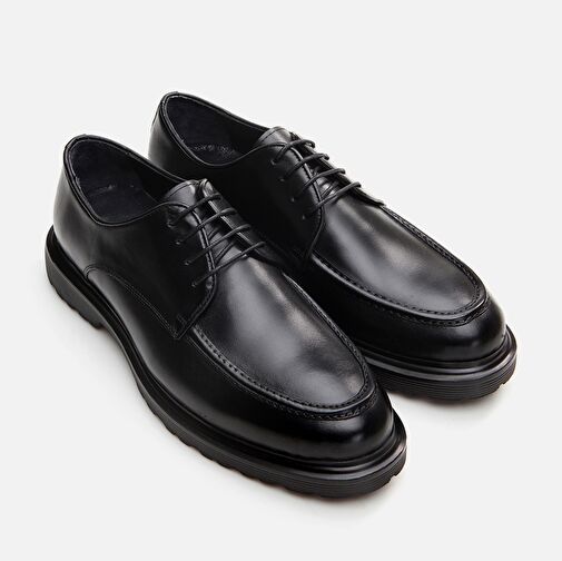 Hotiç Siyah Erkek Deri Günlük Ayakkabı 02AYH292780A100 - Görsel 6