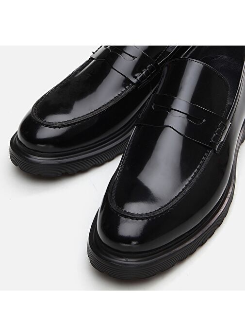 Hotiç Siyah Erkek Deri Loafer 02AYH292800A100 - Görsel 5