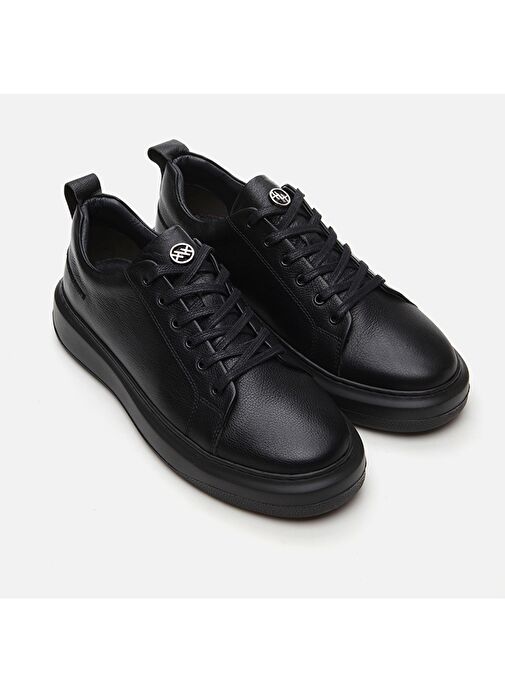Hotiç Siyah Erkek Deri Günlük Ayakkabı 02AYH292890A100 - Görsel 3