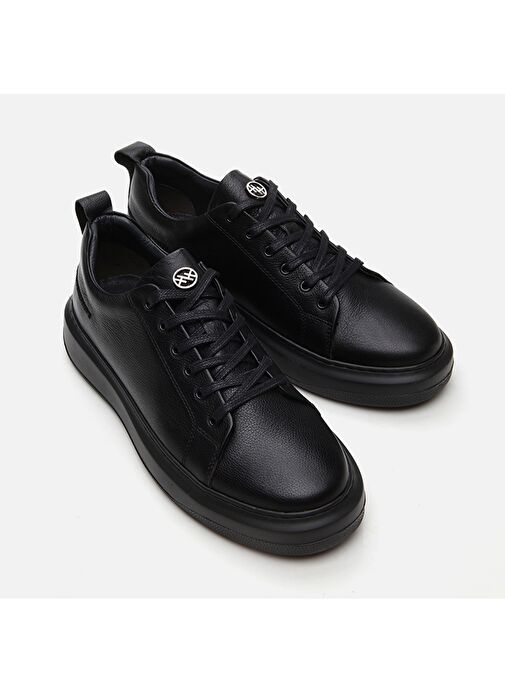 Hotiç Siyah Erkek Deri Günlük Ayakkabı 02AYH292890A100 - Görsel 5