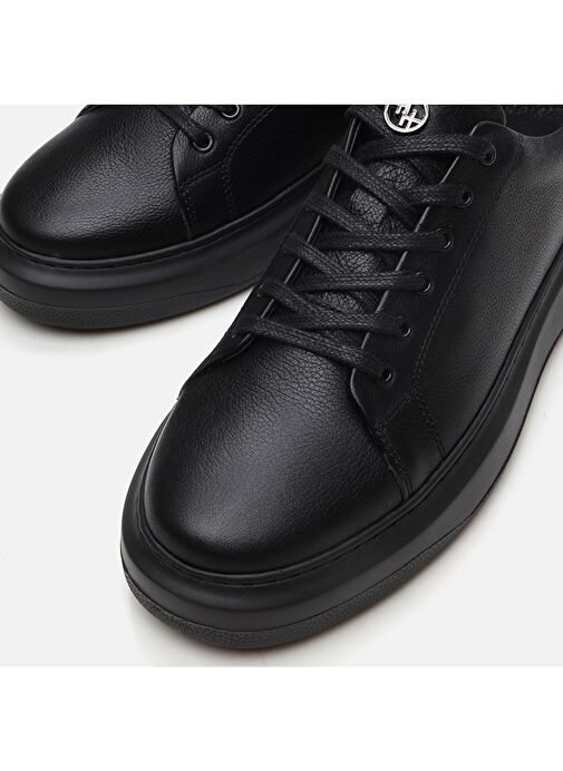 Hotiç Siyah Erkek Deri Günlük Ayakkabı 02AYH292890A100 - Görsel 6