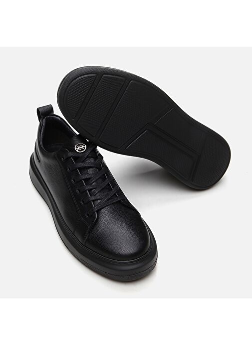 Hotiç Siyah Erkek Deri Günlük Ayakkabı 02AYH292890A100 - Görsel 8