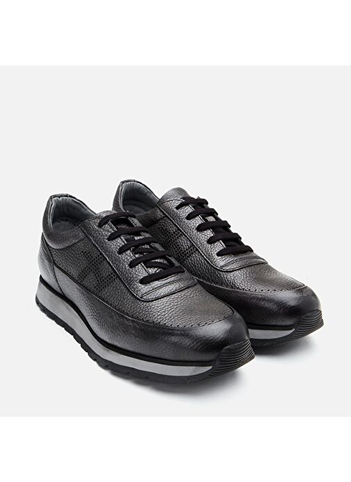 Hotiç Antrasit Erkek Deri Sneaker 02AYH294030A250 - Görsel 3