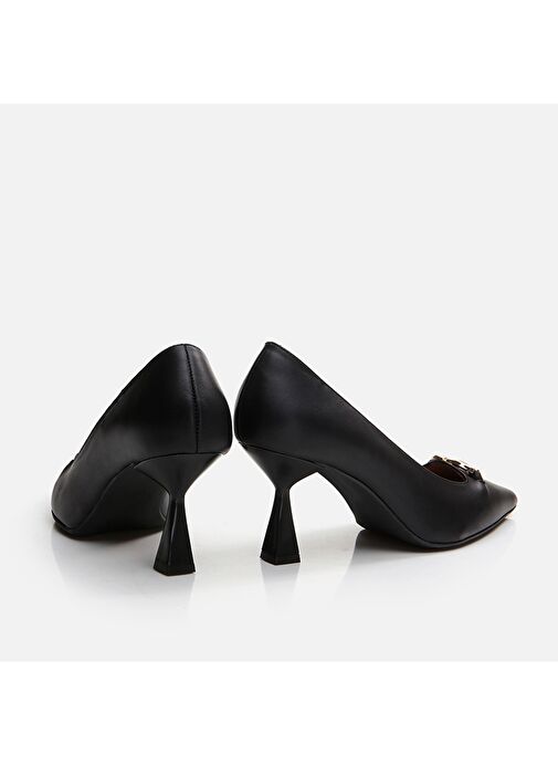 Hotiç Siyah Kadın Deri Stiletto 01AYH294360A100 - Görsel 5