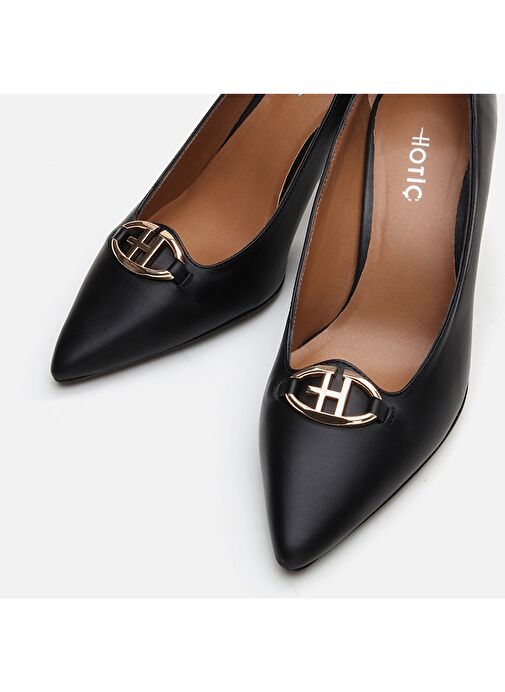 Hotiç Siyah Kadın Deri Stiletto 01AYH294360A100 - Görsel 7