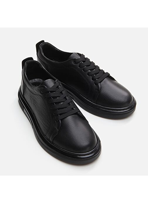 Hotiç Siyah Kadın Deri Sneaker 01AYH294550A100 - Görsel 3