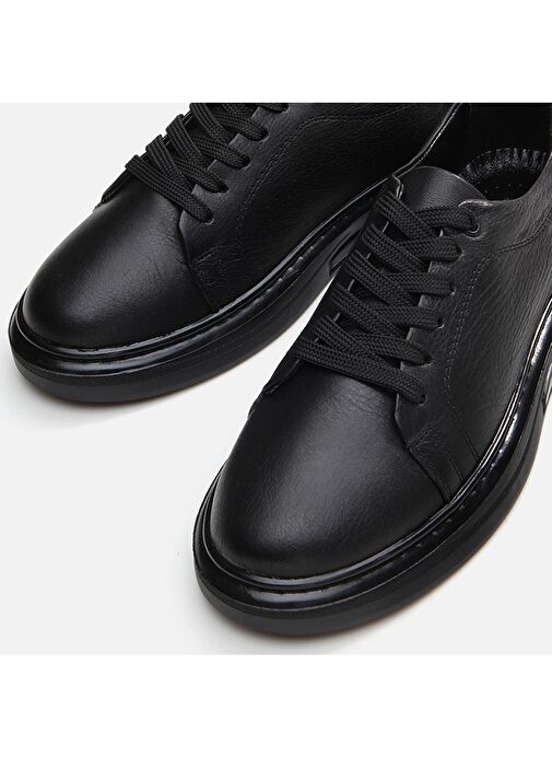 Hotiç Siyah Kadın Deri Sneaker 01AYH294550A100 - Görsel 5