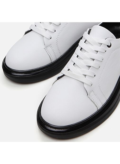 Hotiç Beyaz Kadın Deri Sneaker 01AYH294550A900 - Görsel 4