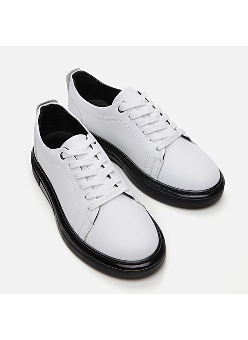 Hotiç Beyaz Kadın Deri Sneaker 01AYH294550A900 - Görsel 5