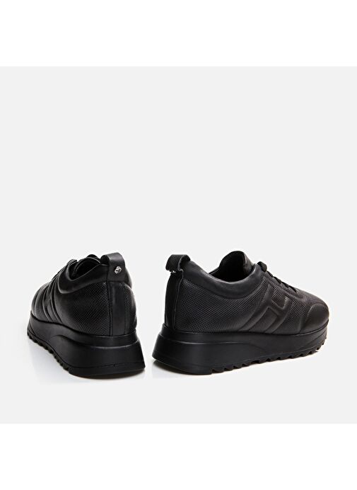 Hotiç Siyah Kadın Deri Sneaker 01AYH294640A100 - Görsel 4