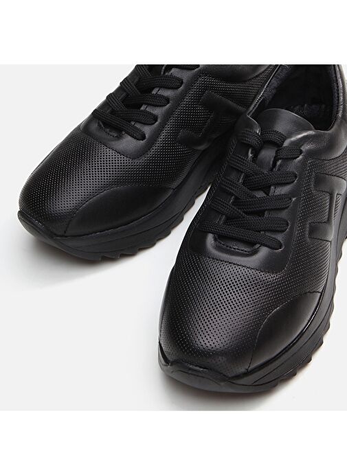 Hotiç Siyah Kadın Deri Sneaker 01AYH294640A100 - Görsel 6