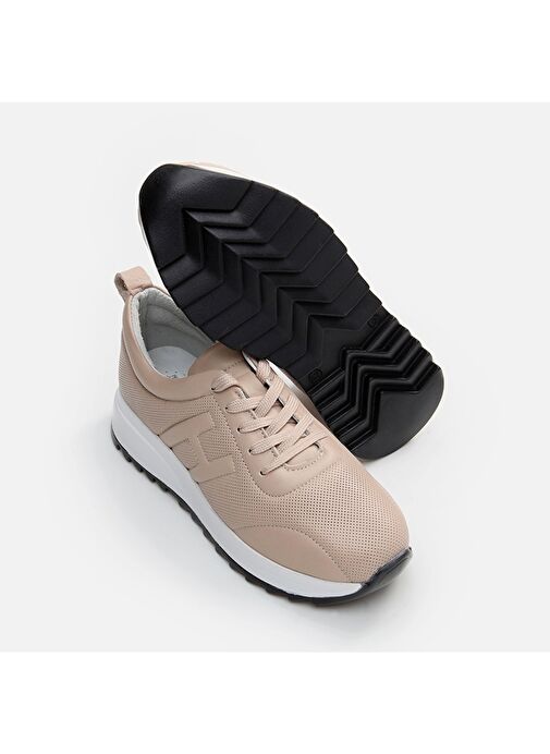 Hotiç Vizon Kadın Deri Sneaker 01AYH294640A450 - Görsel 5