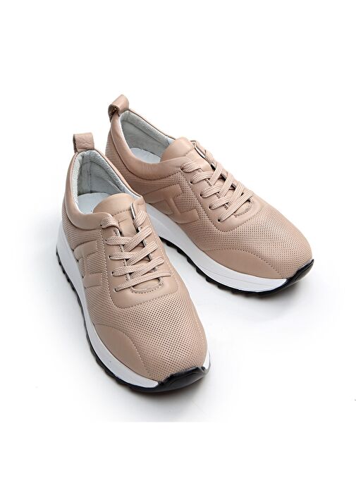 Hotiç Vizon Kadın Deri Sneaker 01AYH294640A450 - Görsel 4