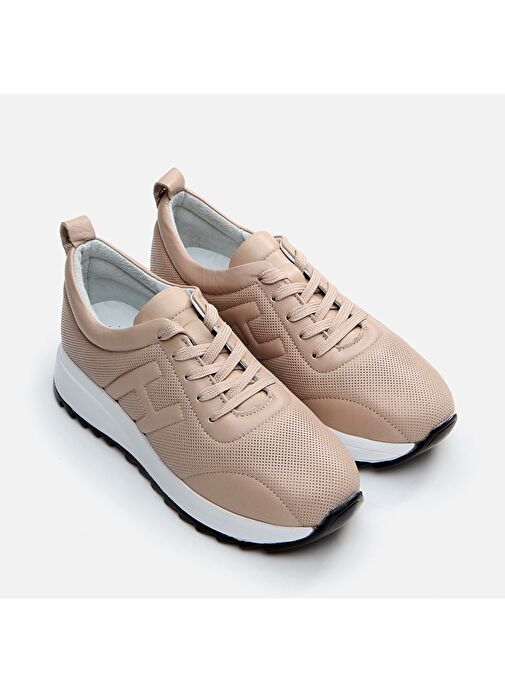 Hotiç Vizon Kadın Deri Sneaker 01AYH294640A450 - Görsel 3