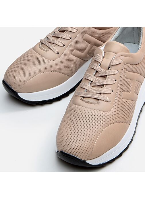 Hotiç Vizon Kadın Deri Sneaker 01AYH294640A450 - Görsel 6