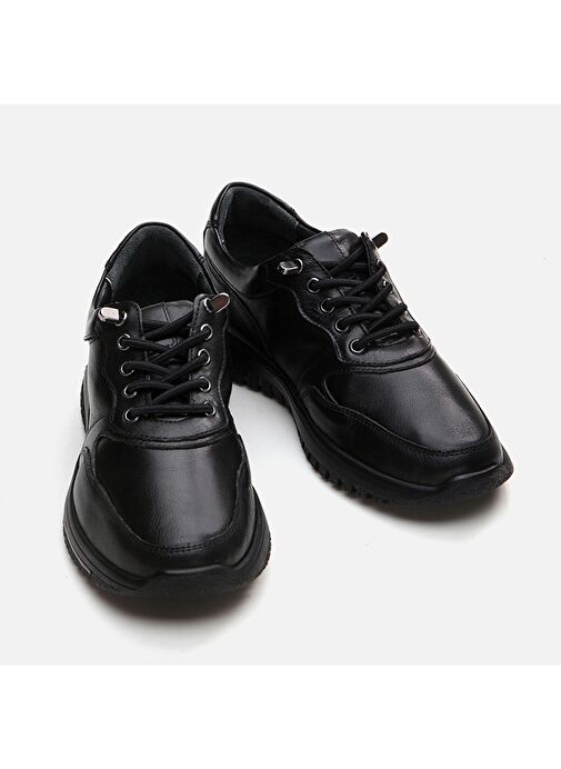 Hotiç Siyah Kadın Deri Sneaker 01AYH294650A100 - Görsel 4