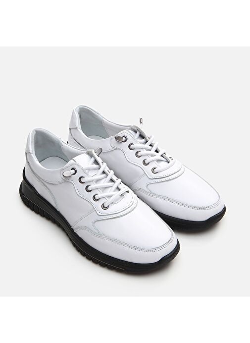Hotiç Beyaz Kadın Deri Sneaker 01AYH294650A900 - Görsel 3