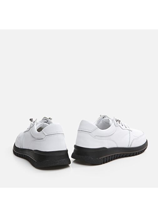Hotiç Beyaz Kadın Deri Sneaker 01AYH294650A900 - Görsel 4