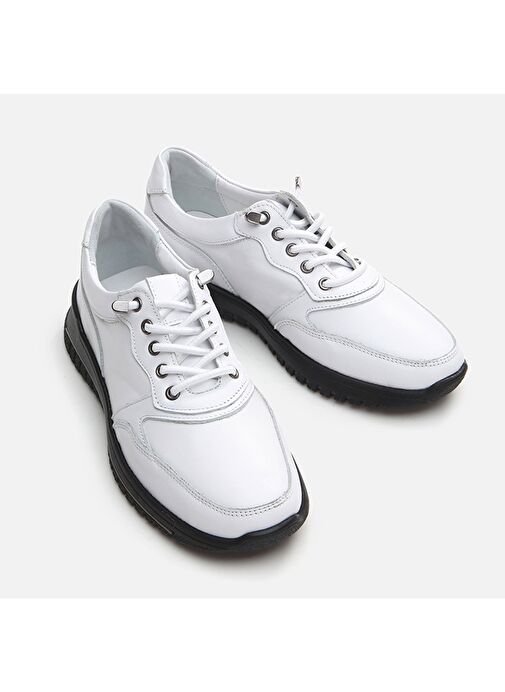 Hotiç Beyaz Kadın Deri Sneaker 01AYH294650A900 - Görsel 5