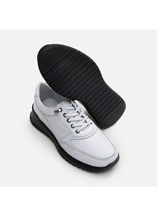 Hotiç Beyaz Kadın Deri Sneaker 01AYH294650A900 - Görsel 6