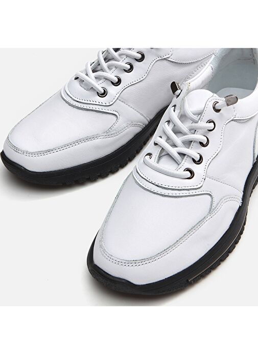 Hotiç Beyaz Kadın Deri Sneaker 01AYH294650A900 - Görsel 7