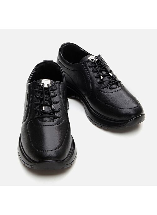 Hotiç Siyah Kadın Deri Sneaker 01AYH294660A100 - Görsel 4