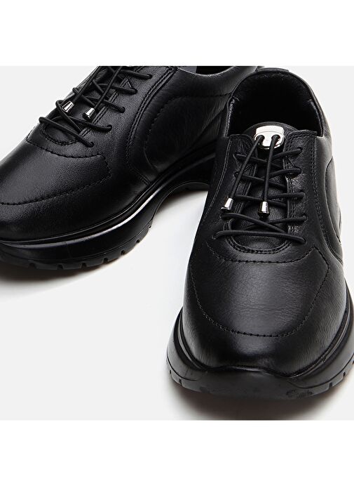 Hotiç Siyah Kadın Deri Sneaker 01AYH294660A100 - Görsel 5