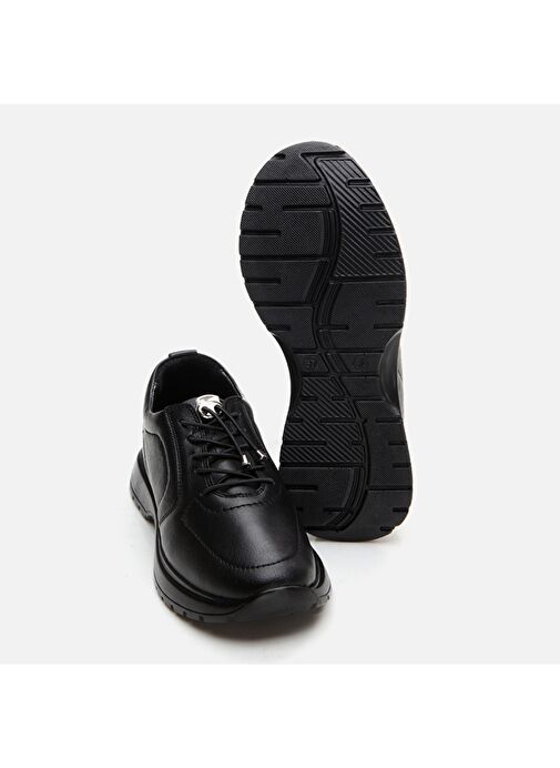 Hotiç Siyah Kadın Deri Sneaker 01AYH294660A100 - Görsel 7