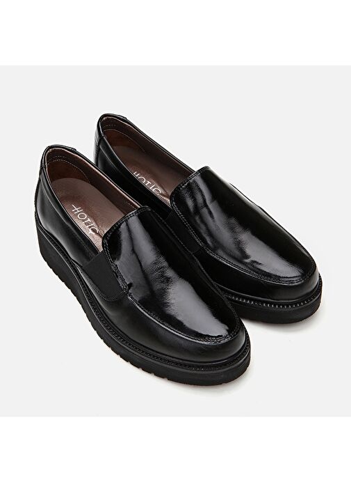 Hotiç Siyah Kadın Deri Loafer 01AYH294680A100 - Görsel 3