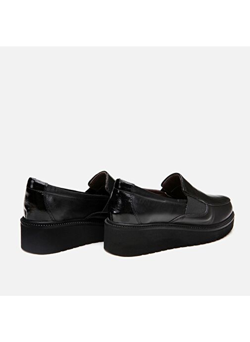 Hotiç Siyah Kadın Deri Loafer 01AYH294680A100 - Görsel 5