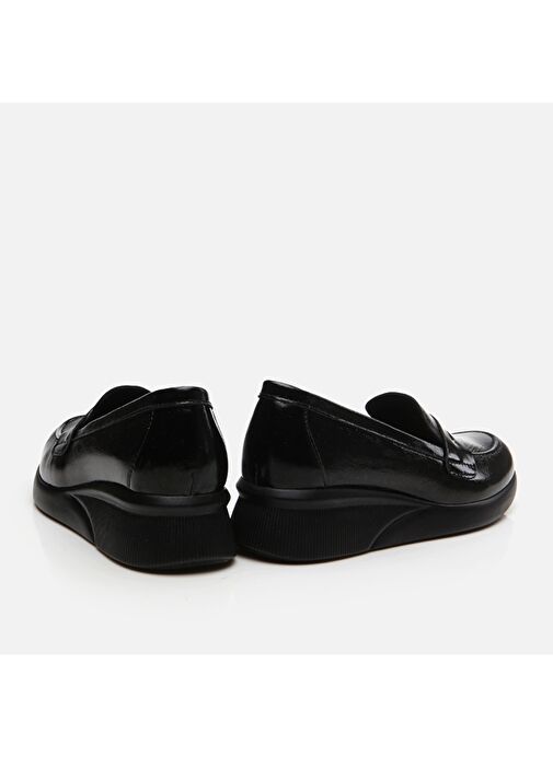 Hotiç Siyah Kadın Deri Loafer 01AYH294690A100 - Görsel 6