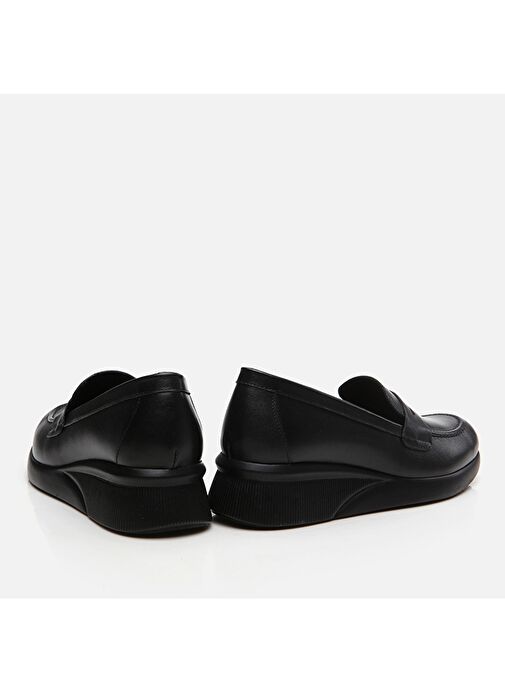 Hotiç Siyah Kadın Deri Loafer 01AYH294700A100 - Görsel 6