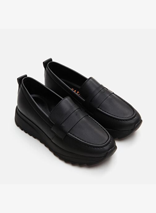 Siyah Kadın Loafer - 01AYY294750A - Görsel 5