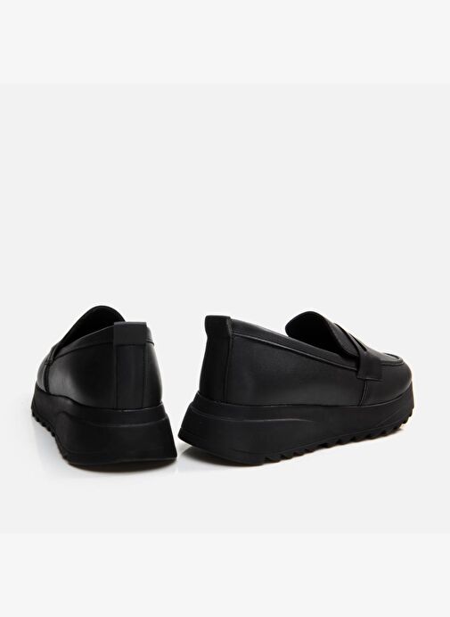 Siyah Kadın Loafer - 01AYY294750A - Görsel 4
