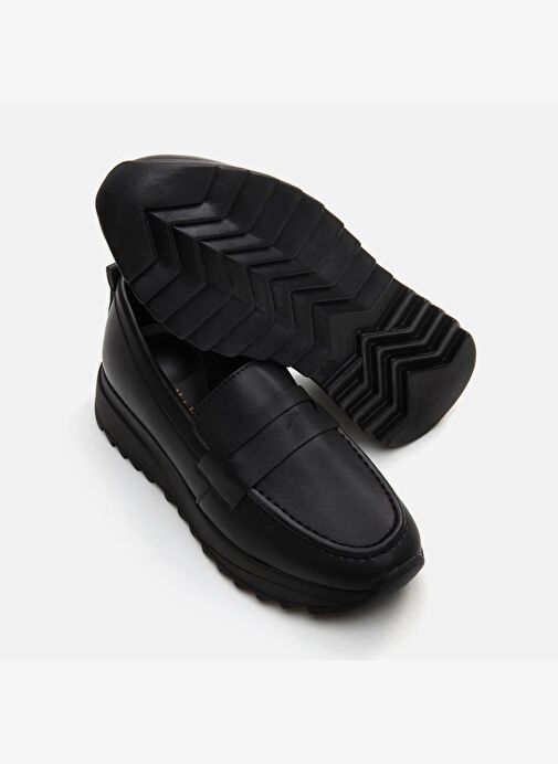 Siyah Kadın Loafer - 01AYY294750A - Görsel 3