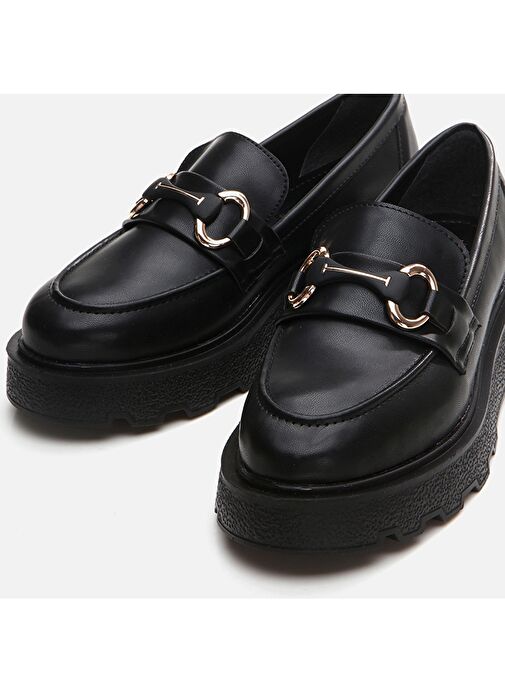 Yaya by Hotiç Siyah Kadın Loafer 01AYY294770A100 - Görsel 5