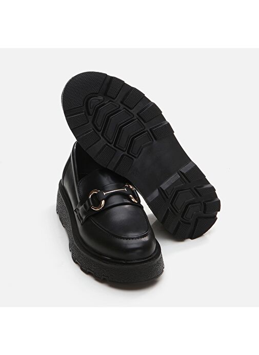 Yaya by Hotiç Siyah Kadın Loafer 01AYY294770A100 - Görsel 7
