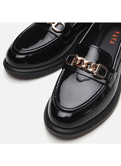 Yaya by Hotiç Siyah Kadın Loafer 01AYY294800A100 - Görsel 7